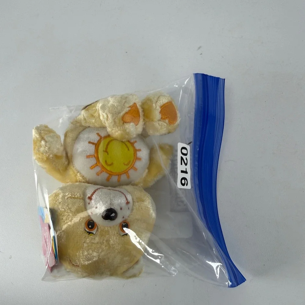 Care Bears Funshine Bear Plush Special Edition Charmers Series 7 2004 30560